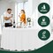 Bulk Pack Plastic Table Cloth - 120 Inch Round Disposable Tablecloth for Parties - Round Tablecloth - Disposable Table Cloths for Parties-Exquisite Party Solids